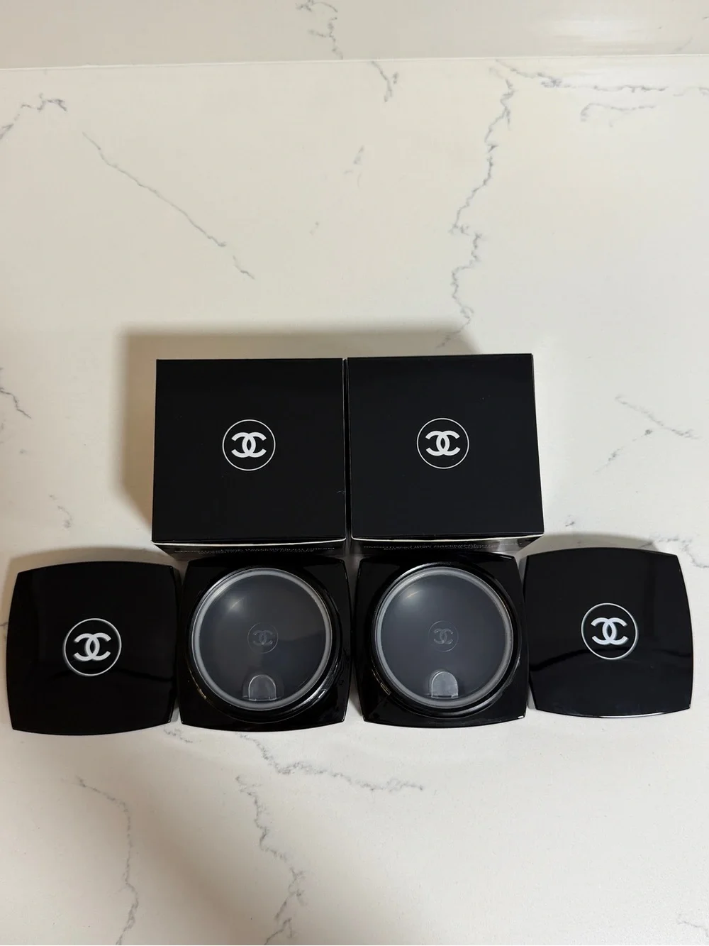 2 CHANEL Le Lift Crème de Nuit EMPTY jars